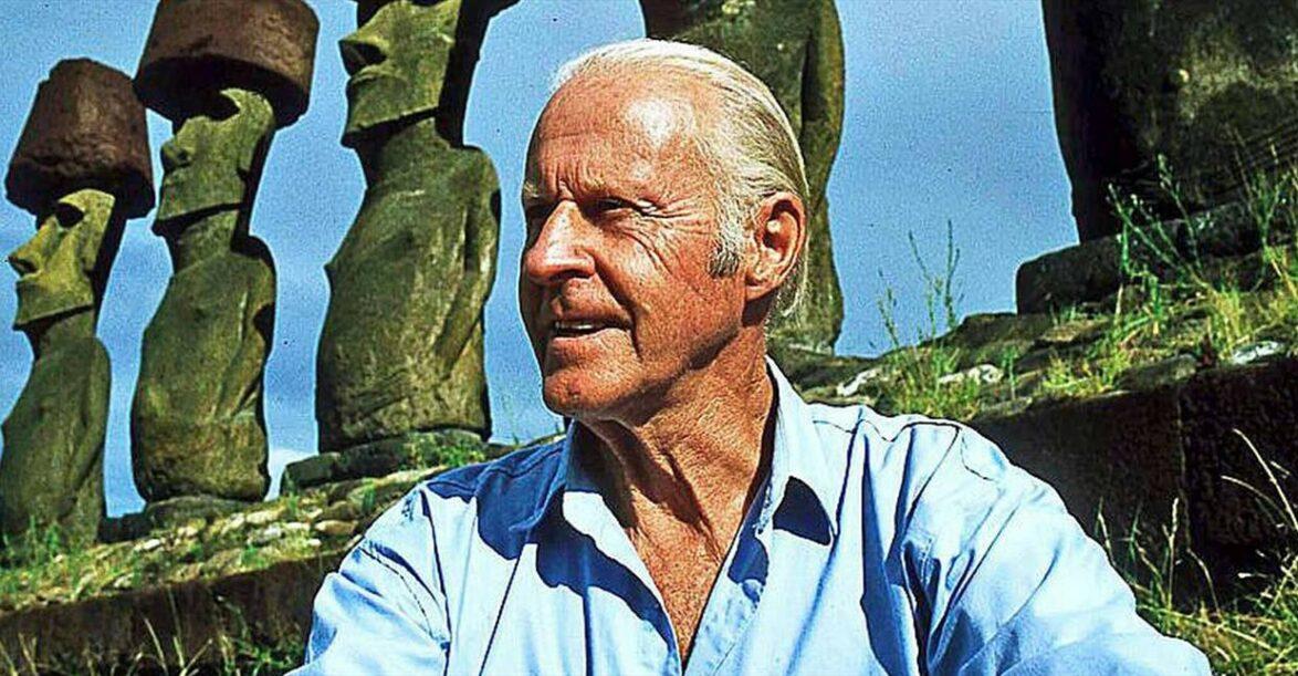 Thor Heyerdahl on Rapa Nui (Easter Island)