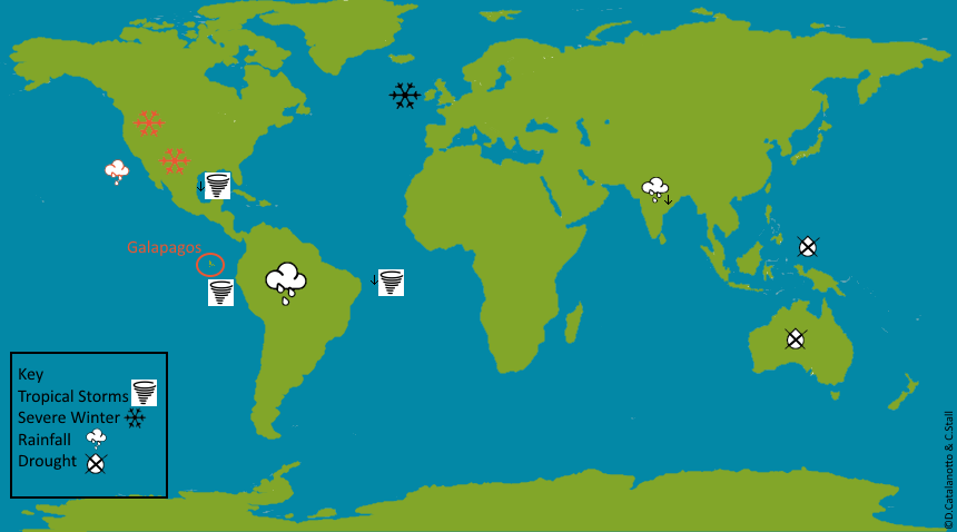 Galapagos Graphics: EL Nino map