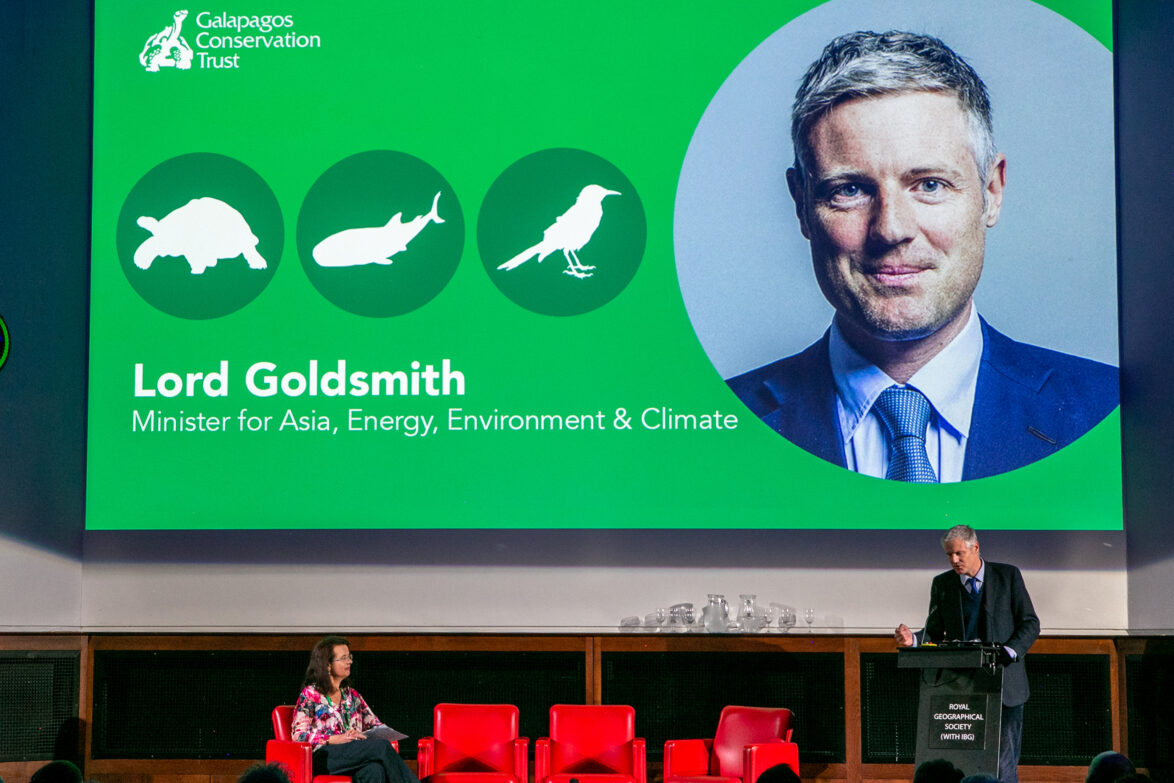 Lord Goldsmith at Galapagos Day 2022