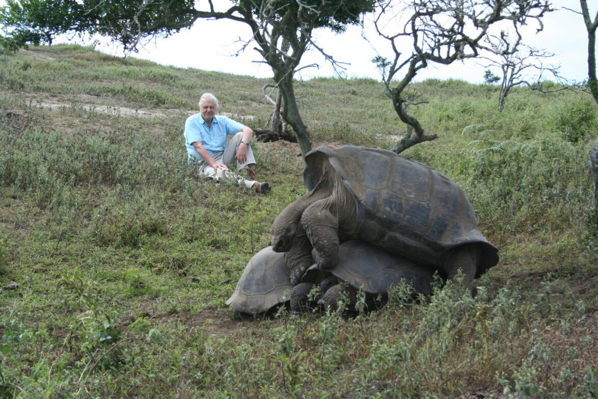 Sir David Attenborough in Galapagos