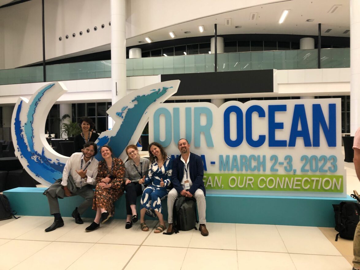 GCT team and panellists at Our Ocean 2023, Panama