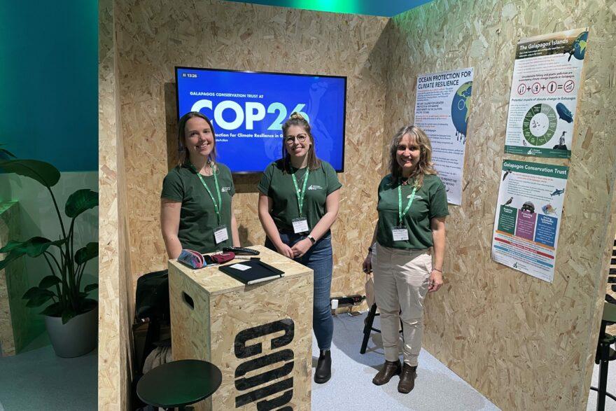 The GCT team at the COP26 climate change conference in Glasgow, 2021