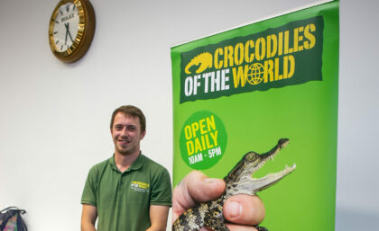 Crocodiles of the World stand at Galapagos Day 2023